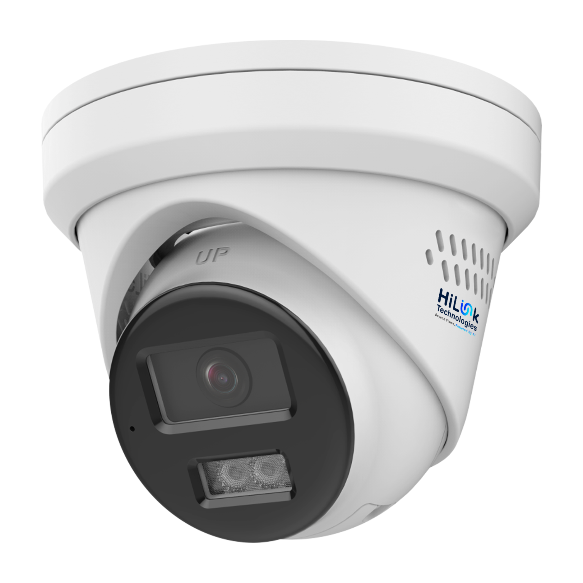 HiLink Guardian Pro Outdoor Turret Camera 8/5MP, Dual Illuminator Buit-in Audio Mic