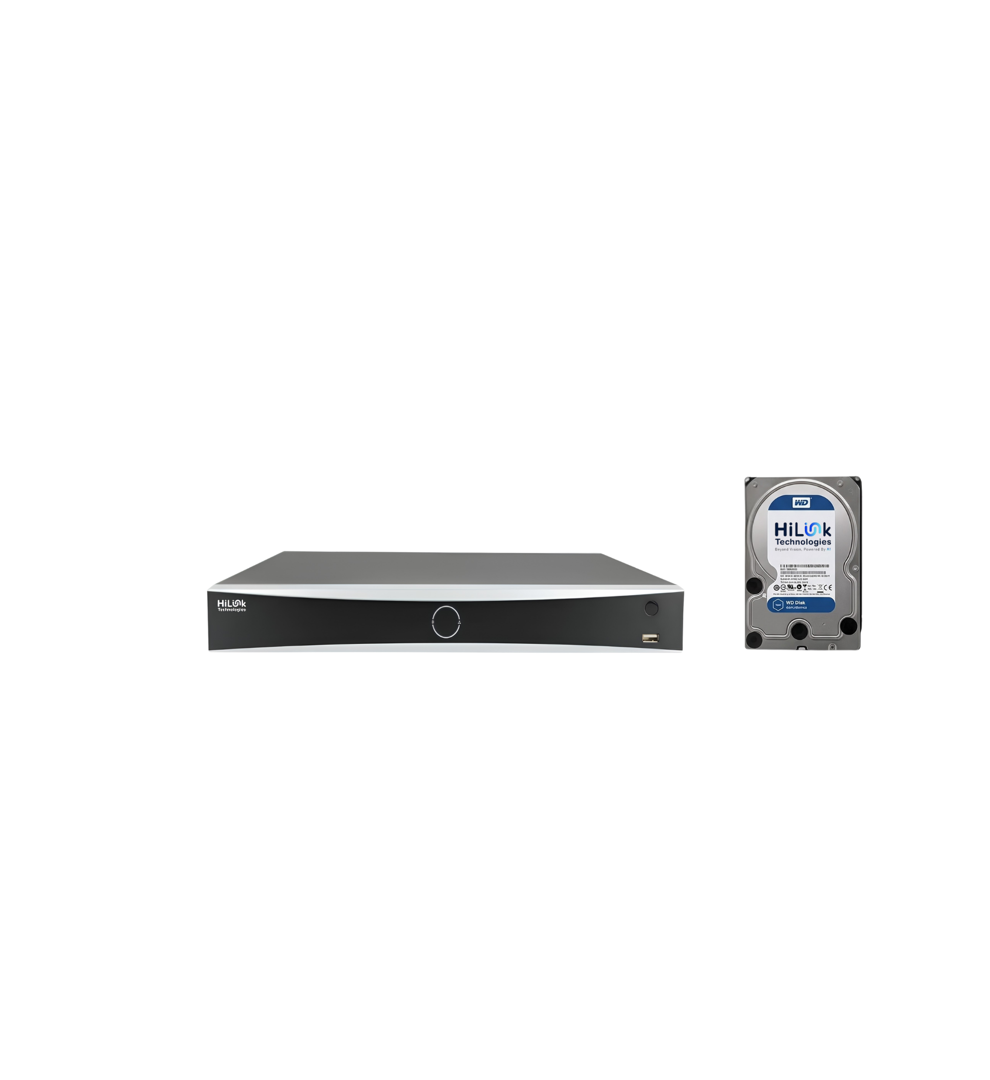 Hilink 8ch NVR, DS-7608NXI-I2/8P/Vpro, with AcuSeek, PoE with 4/2TB