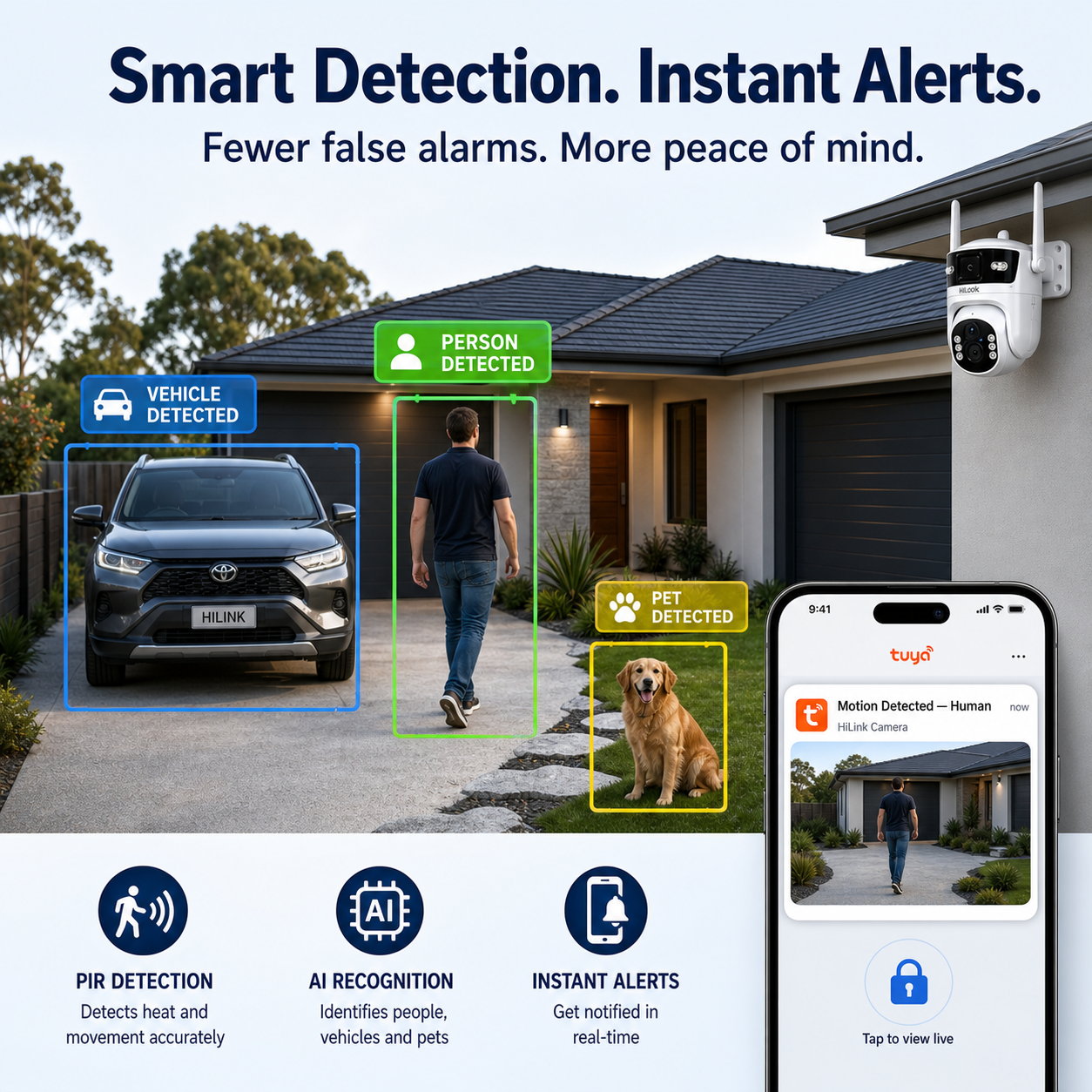 Hilink Premium Solar Power PTZ Camera with 4G — No Wi-Fi Needed