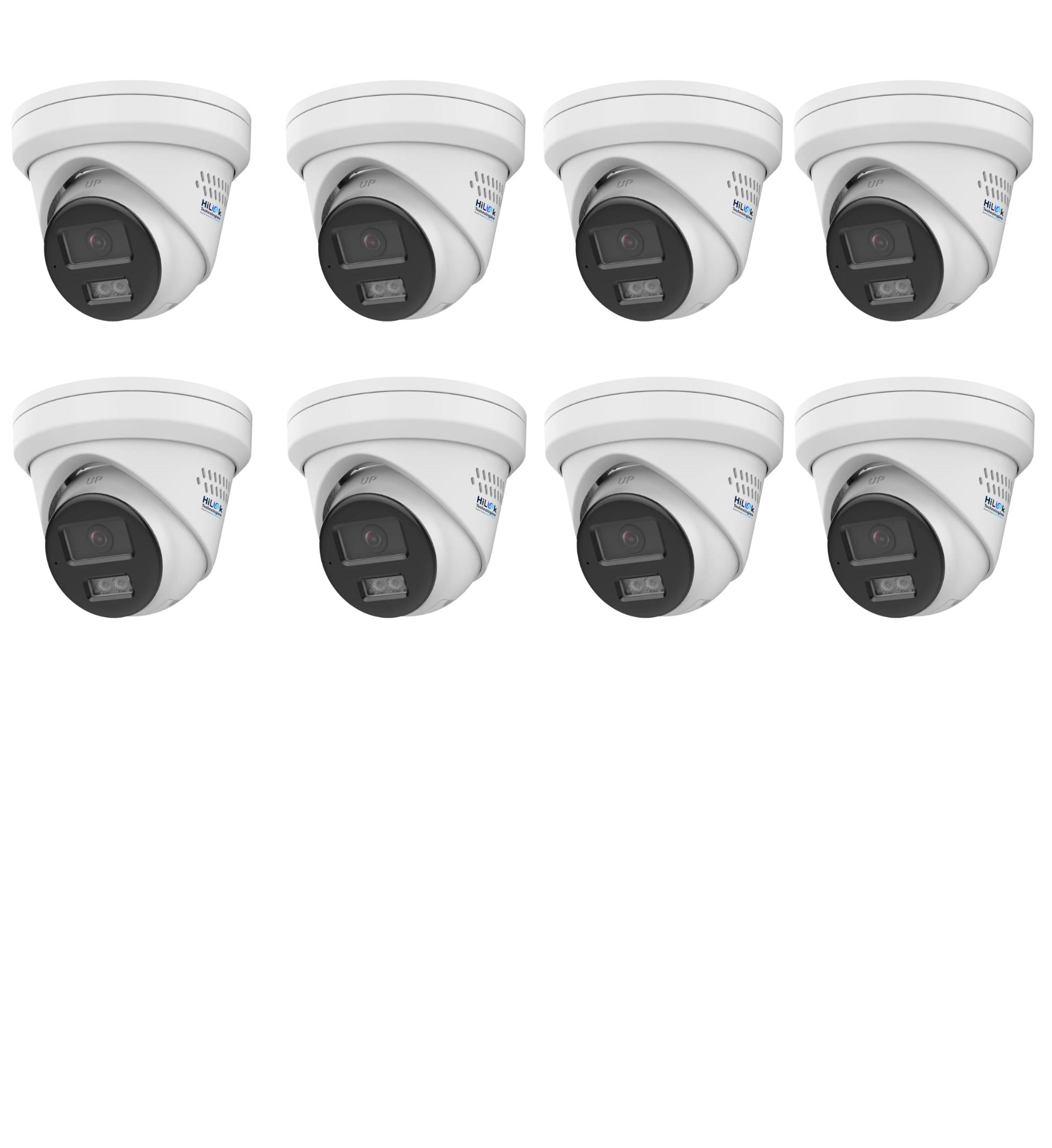 Hilink Build your own camera Kit, 8 MP ColorVu Gen 3 Turret, 8Ch NVR, 4 /2TB storage