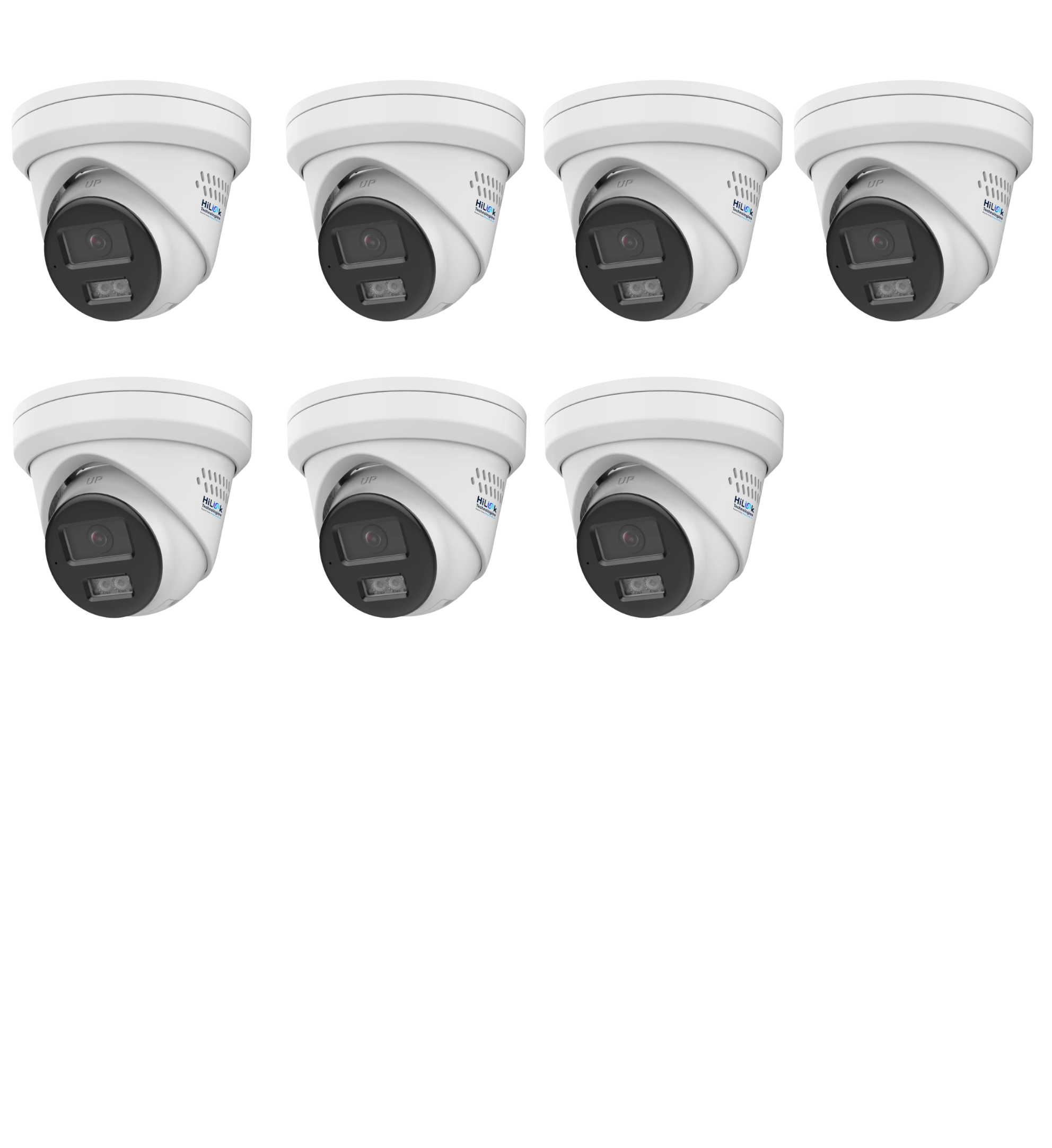Hilink Build your own camera Kit, 8 MP ColorVu Gen 3 Turret, 8Ch NVR,  4 /2TB storage