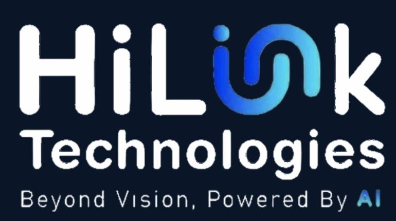 HiLink Technologies logo, Beyond Vision Powered by AI
